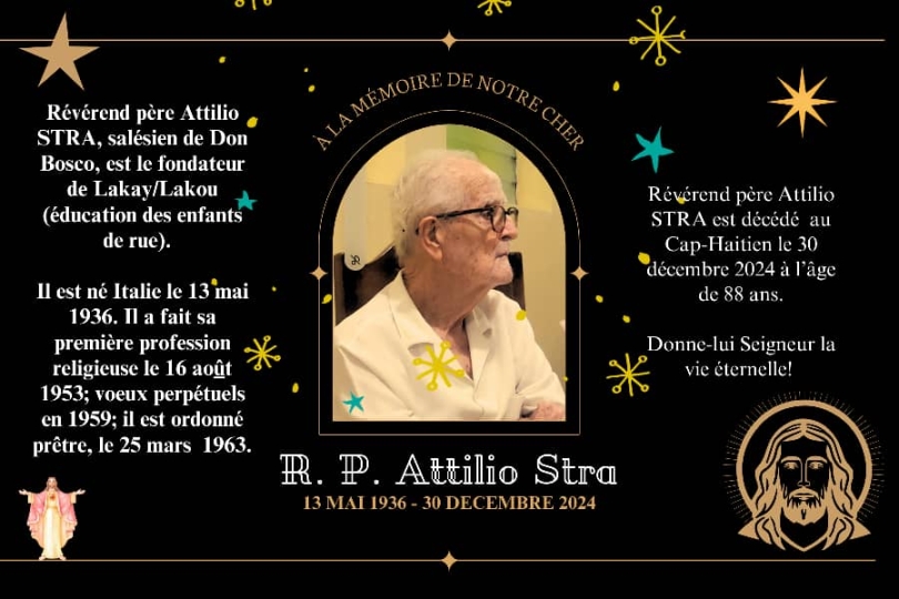 Todesanzeige Pater Attilio Stra