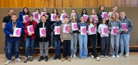 Wahlhelfer für die Juniorwahl 2025 am DBG